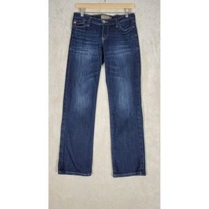 Dear John Denim Playback Comfort Straight Women's Dark Wash Size 26 Distressed